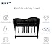ZIPPY Kids Piano Keyboard 25 Keys Digital Piano for Kids Volume Adjustable Mini Music Educational Instrument Toy Wood Toy for Toddlers Girls Boys Black - Image 4