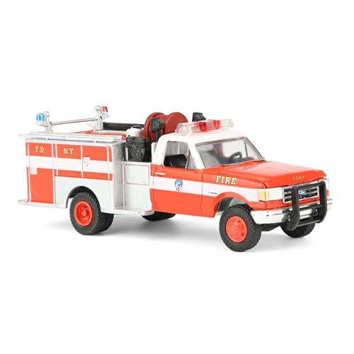 Greenlight 164 1987 Ford F350 Mini Pumper Fire Truck FDNY 160th Anniversary Hobby Exclusive 30550 - Image 5