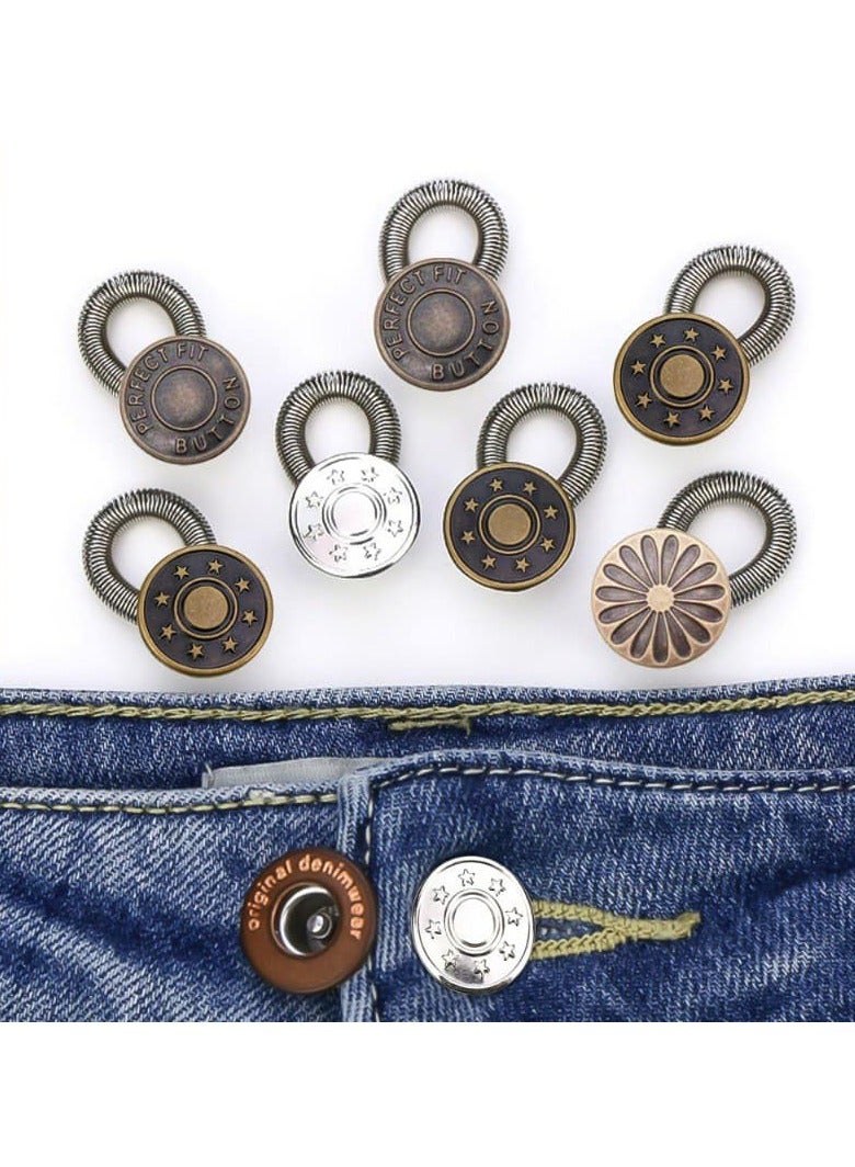 Metal button expander packet of 6 pieces - Image 1