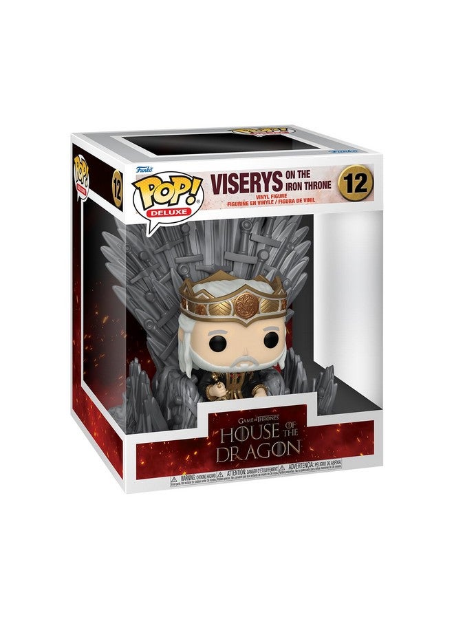 Funko فنكو بوب! ديلوكس: بيت التنين - الملك فيسيريس تارغارين على العرش - تمثال فينيل قابل للجمع - فكرة هدية - منتجات رسمية - للأطفال والكبار - لمحبي التلفاز - تمثال لجمع المتعلقات - Image 1