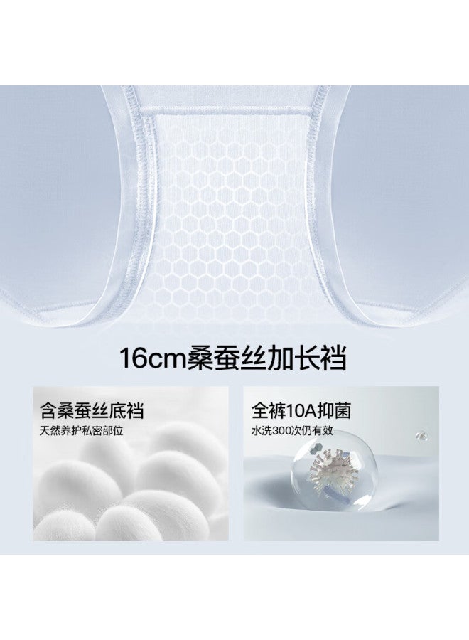 Secretworld Lenzing Modal Women's Underwear Silk Cotton Extended Crotch Antibacterial Seamless Breathable Women's Briefs