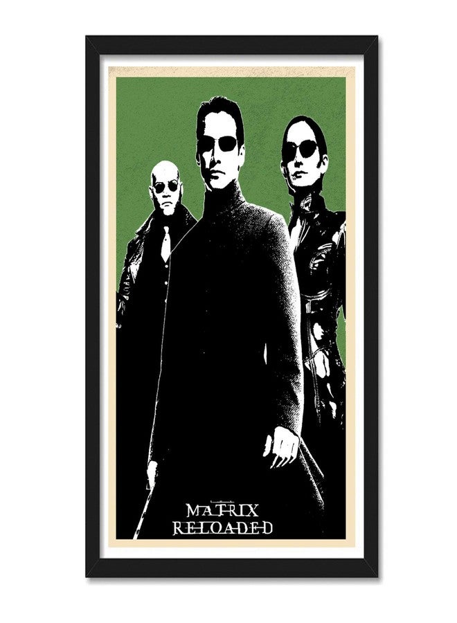 GRAY WALL Good Hope Matrix Movie Fanart Poster Framed for Room & Office (Multicolour, 10 Inch X 13 Inch, Framed) - Image 1