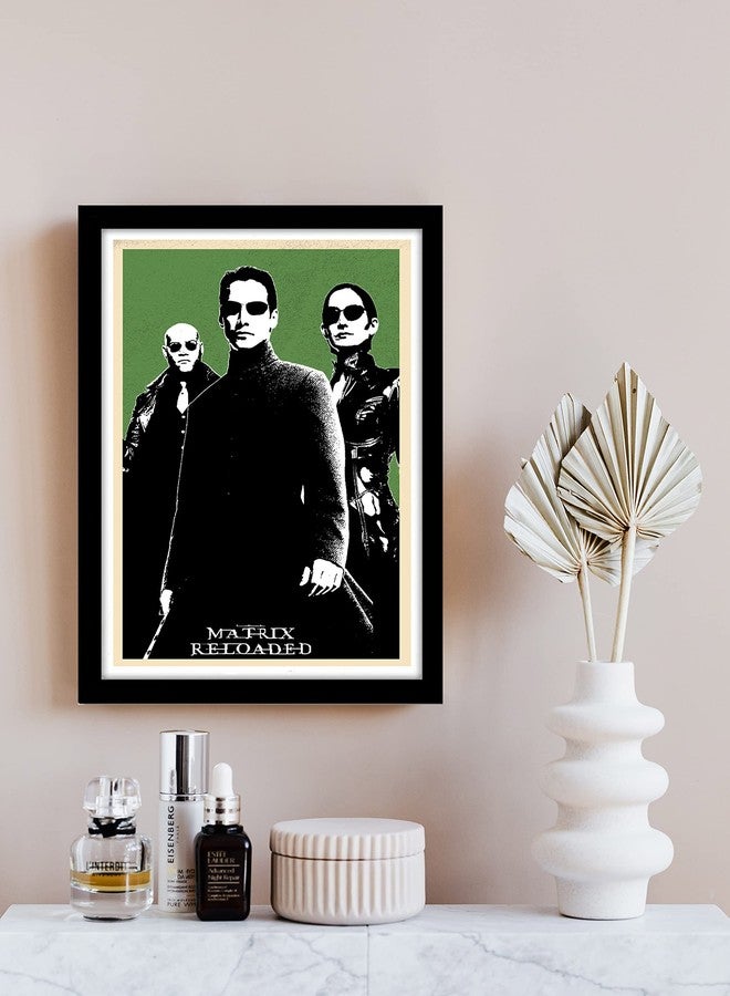 GRAY WALL Good Hope Matrix Movie Fanart Poster Framed for Room & Office (Multicolour, 10 Inch X 13 Inch, Framed) - Image 2