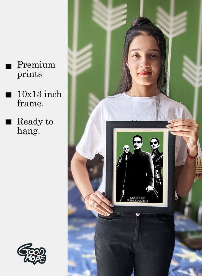 GRAY WALL Good Hope Matrix Movie Fanart Poster Framed for Room & Office (Multicolour, 10 Inch X 13 Inch, Framed) - Image 3