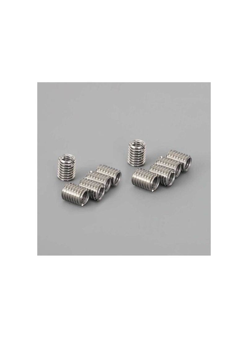 GGOOT M8 to M6 Thread Reducer, Self Tapping Thread Insert Stainless Steel Repair Insert Nut M8 Male M6 Female Thread Conversion Kit for Plumbing Connections Compressed Air Hydraulic - Image 3