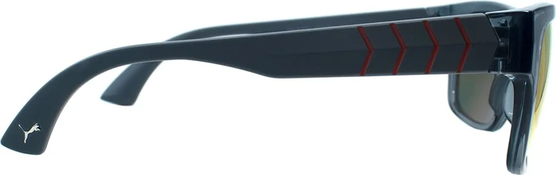 PUMA PU0038S 005 53 Men's Smoked Corner Frame Sunglasses