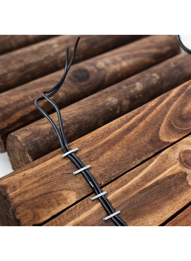 YINZUO Wooden Garden Border Fence Edging, Flexible Natural Wood Lawn Edging with Ground Stakes, Decorative Flower Bed Border for Yard, Patio - Image 5