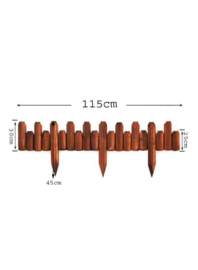 YINZUO Wooden Garden Border Fence Edging, Flexible Natural Wood Lawn Edging with Ground Stakes, Decorative Flower Bed Border for Yard, Patio - Image 3