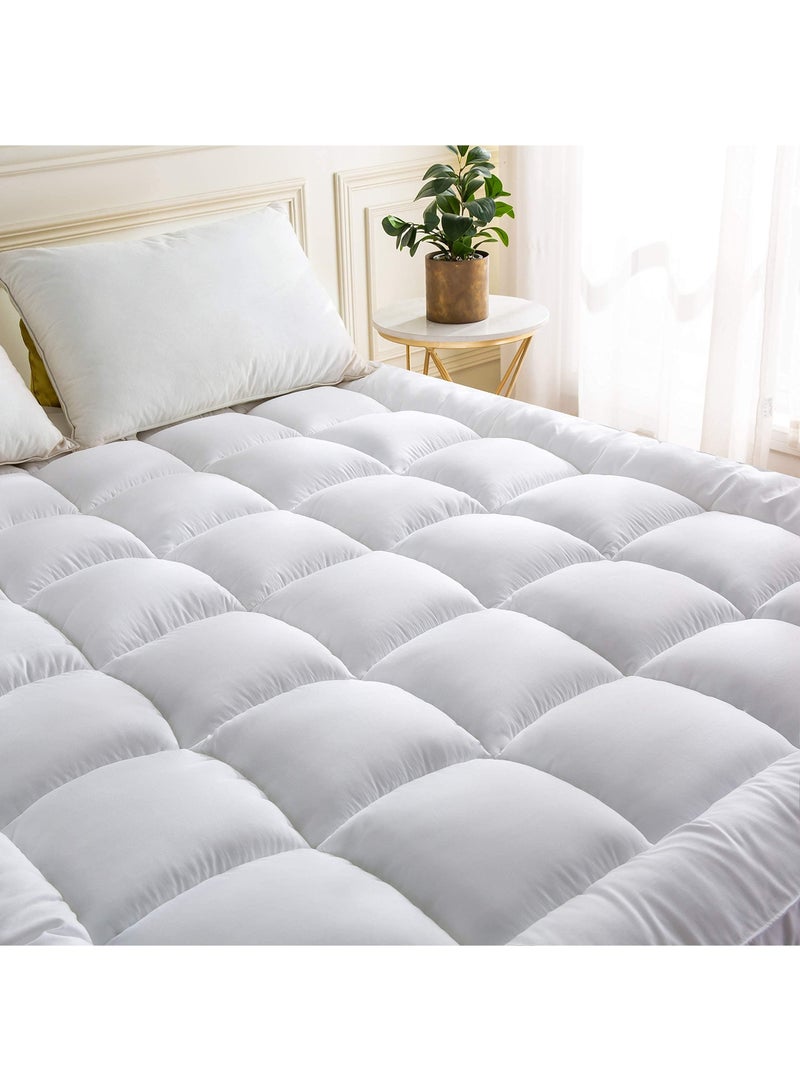 Mattress Topper Medicated 8 cm+ With 2 Soft Pillows 200x100 cm  - Image 2