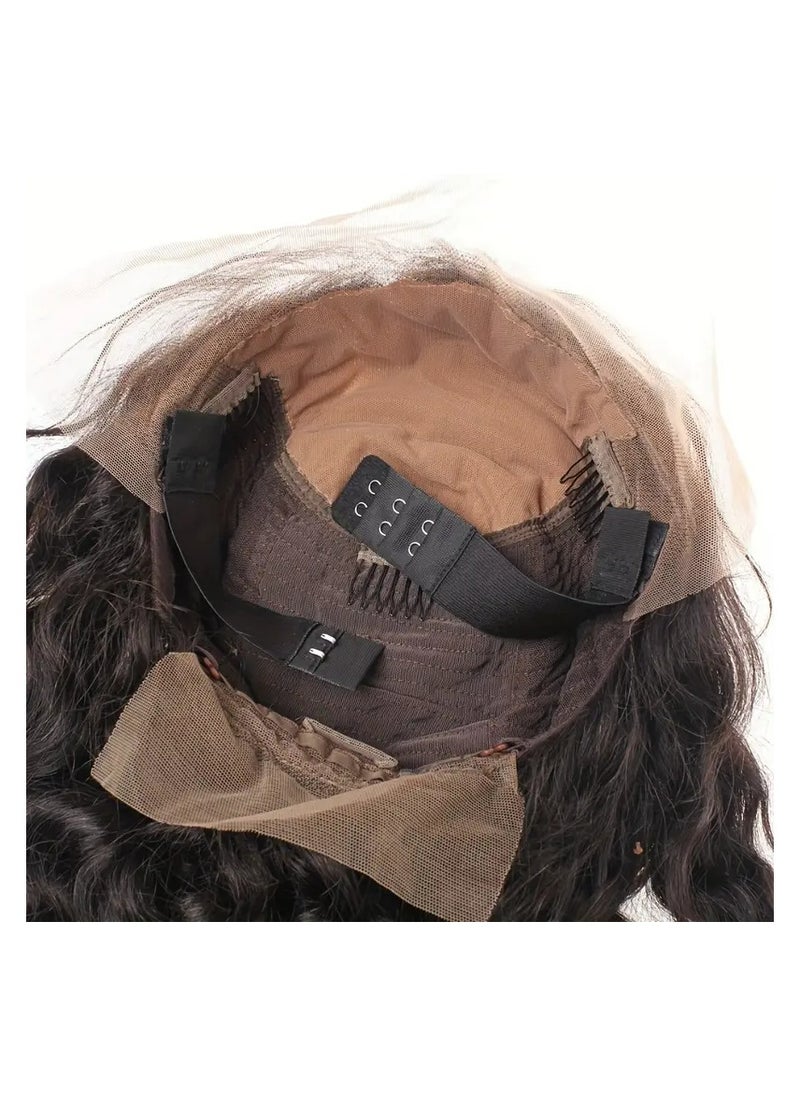 LANGMANNI Adjustable Elastic Band For Wigs With Anti Slip Belt Black Adjustable Straps With Hook  - Image 1