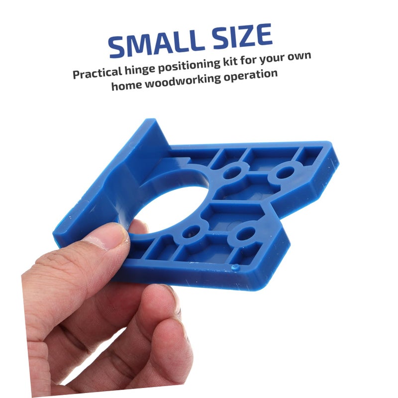 2 Pcs Hinge Positioning Tool Adjustable Cabinet Door Template Precision Borehole Guide - Image 3