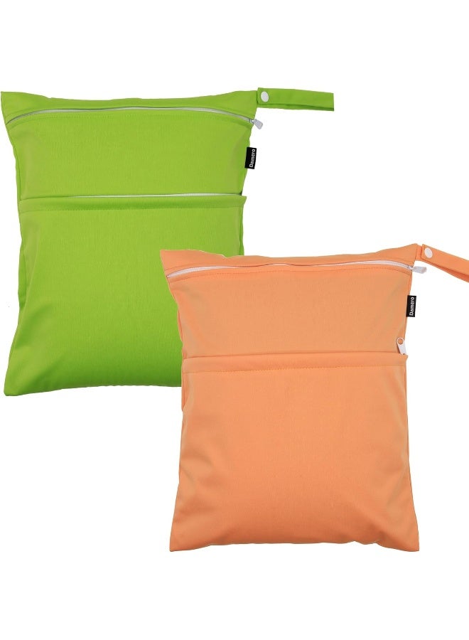 Damero حقيبة تنظيم حفاضات الأطفال القابلة للسفر من داميرو، القماش الرطب والجاف - Image 1