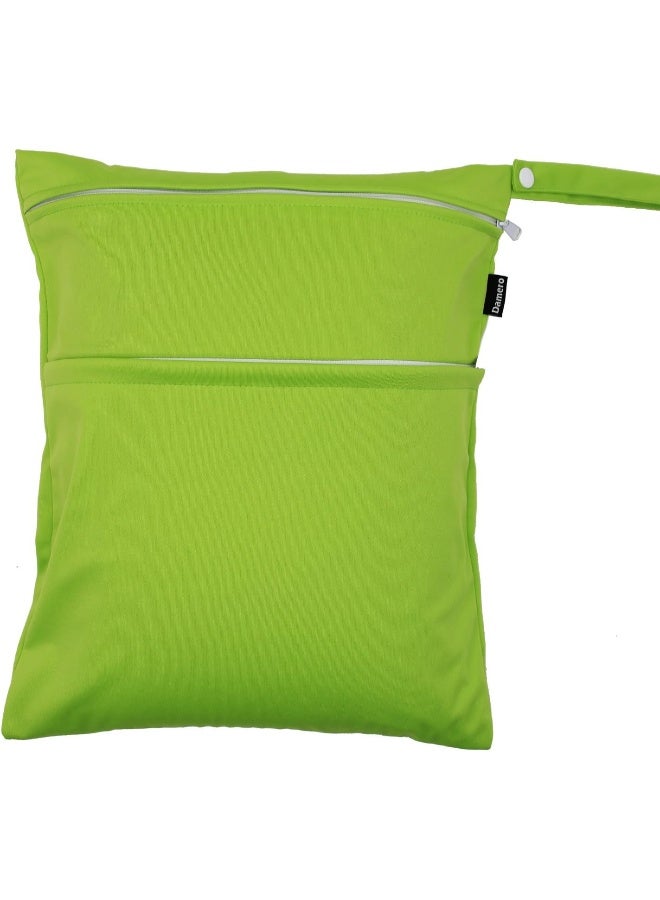 Damero حقيبة تنظيم حفاضات الأطفال القابلة للسفر من داميرو، القماش الرطب والجاف - Image 2