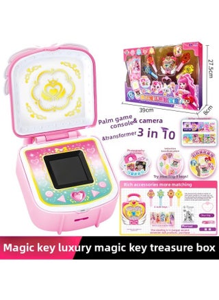 Wonderful And Movable Luxury Magic Sweetheart Treasure Box Key Toy Season 6 Love Princess Girl Blind Box Doll-Color:Magic Key [luxury Magic Key Treasure Box] Cute For Taking Photos, Interactive Voice, Smart Sensor, Qr Code Scanning And Recognition (4 Keys + Props Included) - pzsku/Z59E85B74D86C611801ACZ/45/1745670678/c39d788c-9b93-4814-a05d-bbe01c8dcf9a
