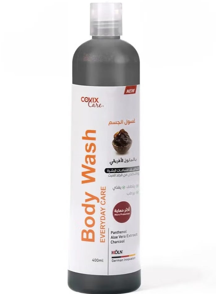 covix Cofix Care Daily Care Body Wash with African Soap 400ml - Image 1