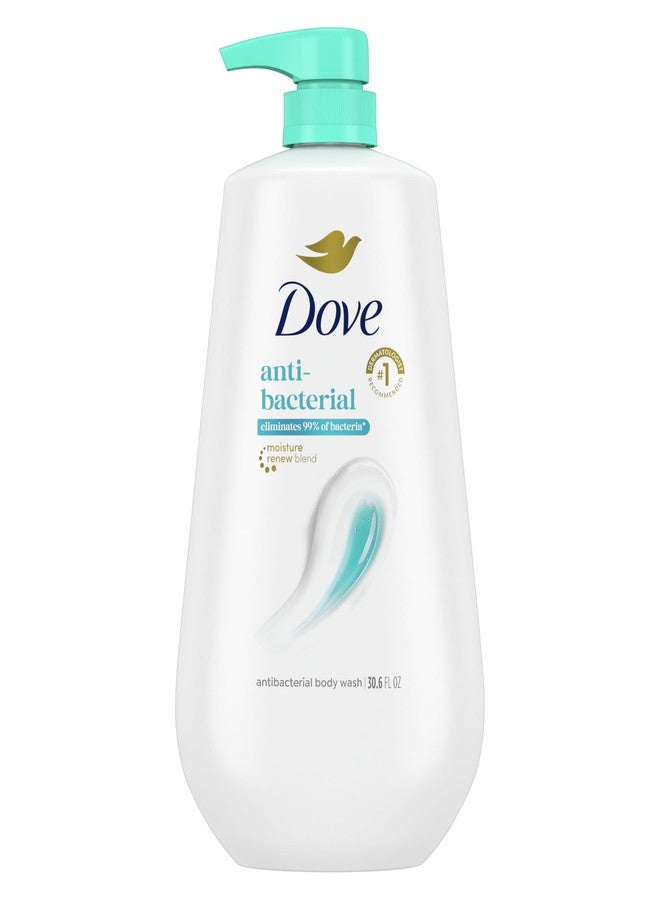 Dove Body Wash with Pump Antibacterial For All Skin Types Protects from Dryness 30.6 oz - Image 1