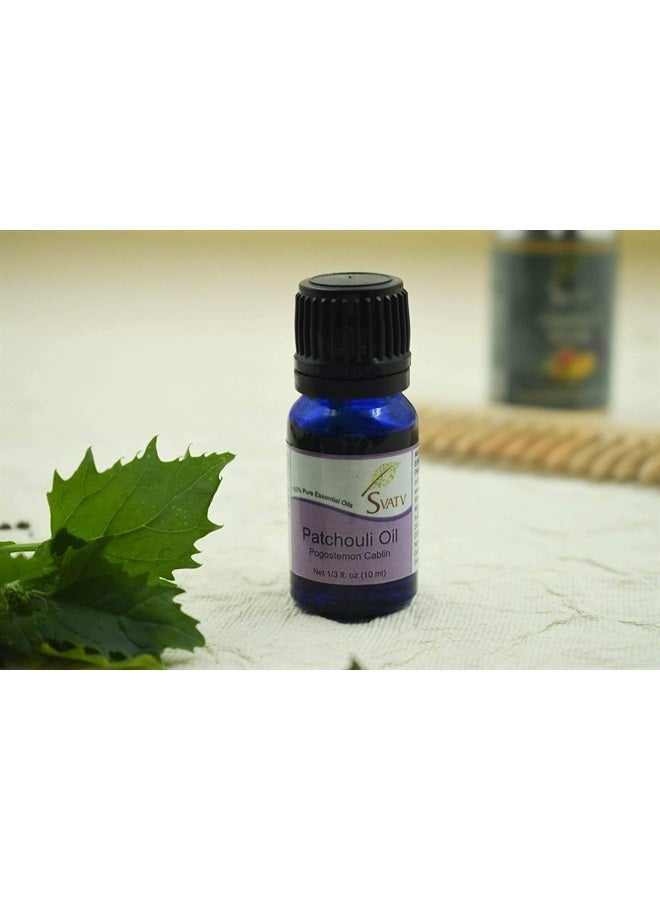 SVATV Patchouli Essential Oil Therapeutic Grade Aromatherapy Oils Fragrance Oil for Diffuser Yoga Massage & DIY Personal Care 10 ml - Image 3