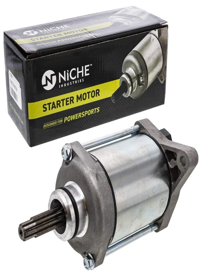 NICHE Starter Motor Assembly High Torque for Honda FourTrax Foreman Rancher 420 Pioneer 500 31200-HP5-601 - Image 1