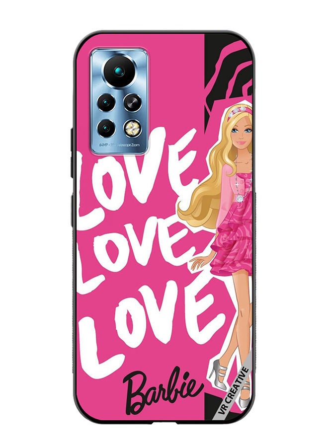 VR CREATIVE Protective Case Cover For Infinix Note 11 Pro Love Barbie Design Multicolour - Image 1