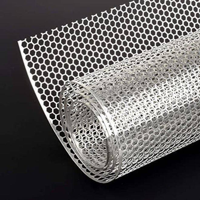 AggAuto 40"x13" Car Grill Mesh - Black Aluminum Alloy Rhombic Hole Bumper Grille Insert, Universal Fit - Image 3