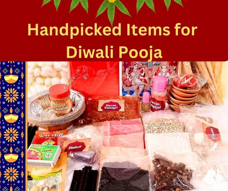 DEV POOJA STORE Diwali Puja Kit Complete Pooja Kit for Deepawali Puja with 31 Items Diwali Pujan Kit Ganesha Laxmi Pujan Samgri Special Puja Vidhi Included for Money Business Increment - Image 2