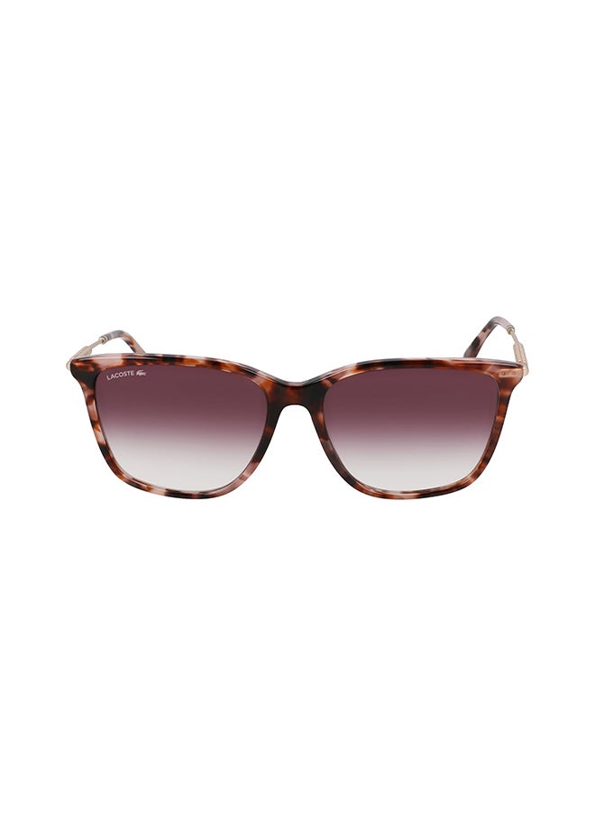 LACOSTE Women's UV Protection Rectangular Sunglasses - L6016S-272-5716 - Lens Size: 57 Mm  - Image 1