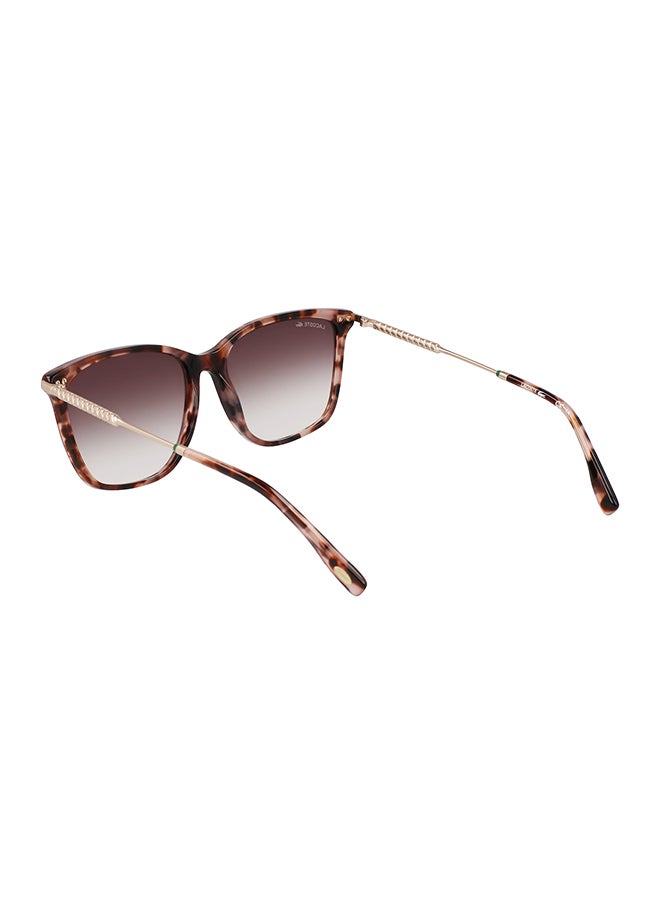 LACOSTE Women's UV Protection Rectangular Sunglasses - L6016S-272-5716 - Lens Size: 57 Mm  - Image 3