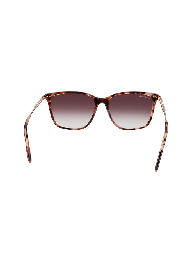 LACOSTE Women's UV Protection Rectangular Sunglasses - L6016S-272-5716 - Lens Size: 57 Mm  - Image 4