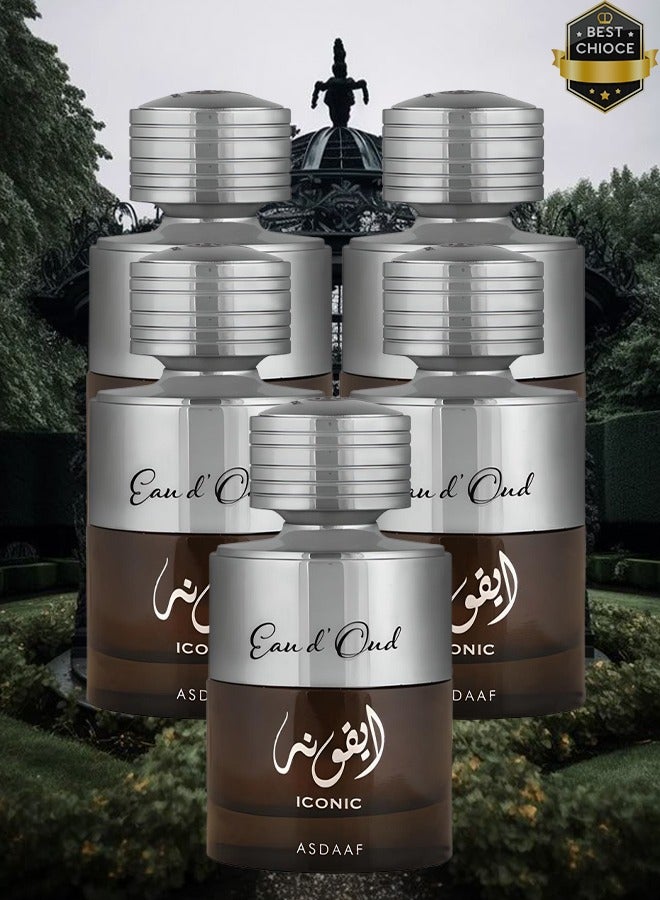 ASDAAF 5 Pieces Iconic Eau D Oud Perfume 100ml EDP - Image 1