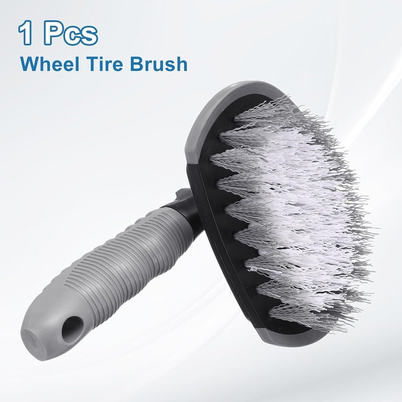 KASTWAVE Wheel & Tire Brush Cleaner with T-Handle for Car Detailing - Image 4