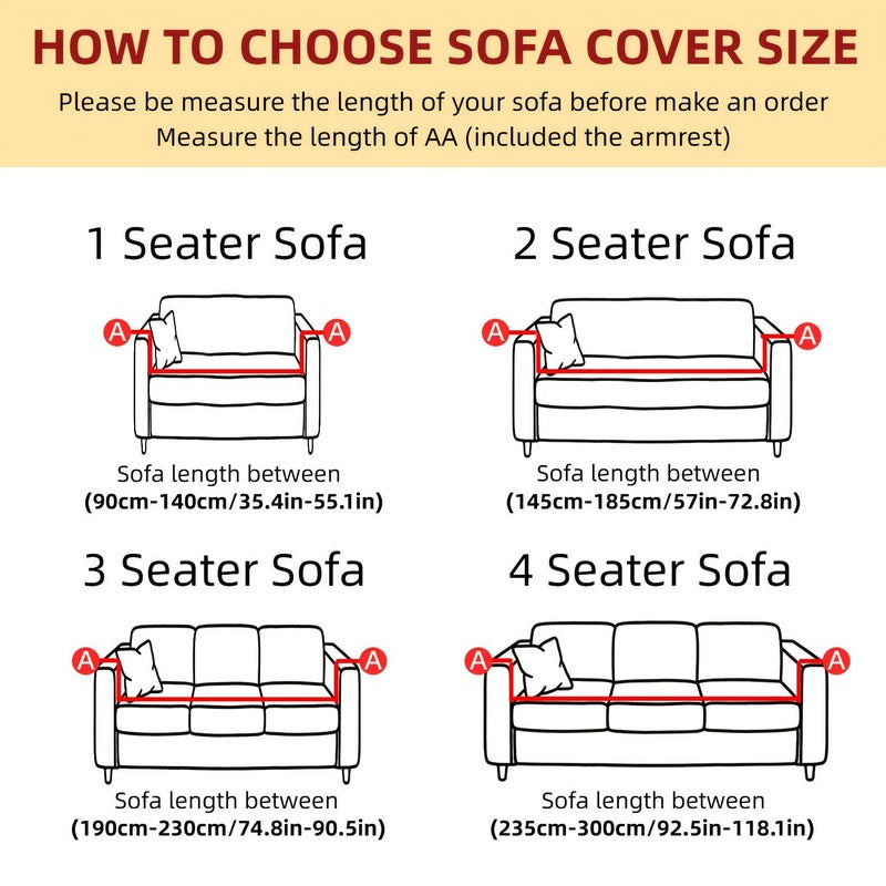 1 Seater Green Heavy Duty Stretch Sofa Cover Pet Friendly Polyester Thickened Anti Slip Machine Washable For Autumn Winter Warm One Piece - Image 3