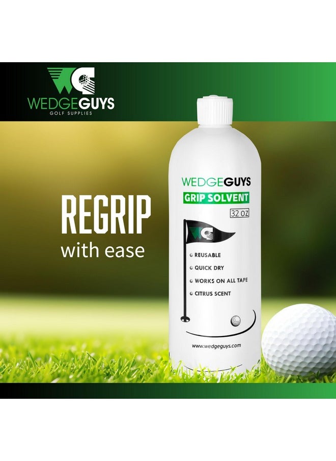 ويدج جايز - مذيب شريط قبضة الجولف الاحترافي من Wedge Guys لإعادة الإمساك بمضارب الجولف | محلول مذيب قبضة الجولف لإعادة الإمساك بسهولة وإصلاح مضارب الجولف - Image 1