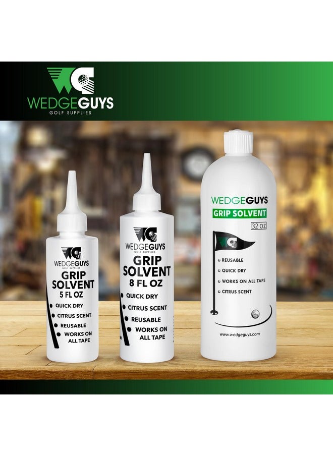 ويدج جايز - مذيب شريط قبضة الجولف الاحترافي من Wedge Guys لإعادة الإمساك بمضارب الجولف | محلول مذيب قبضة الجولف لإعادة الإمساك بسهولة وإصلاح مضارب الجولف - Image 1