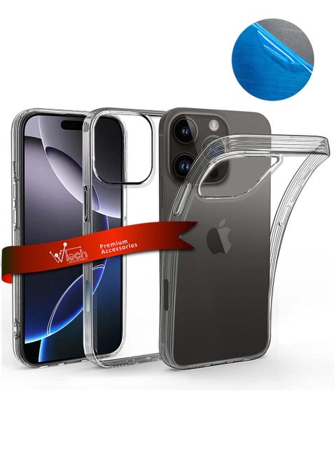 Apple iPhone 16 Pro 2024 AIRBAG CASE Series Premium Transparent Airbag Shockproof Anti-Yellowing Clear Case Cover - Clear