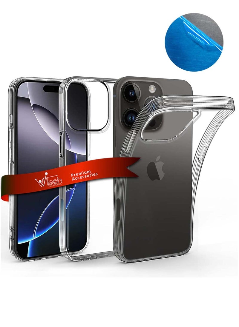 Apple iPhone 16 Pro 2024 AIRBAG CASE Series Premium Transparent Airbag Shockproof Anti-Yellowing Clear Case Cover - Clear