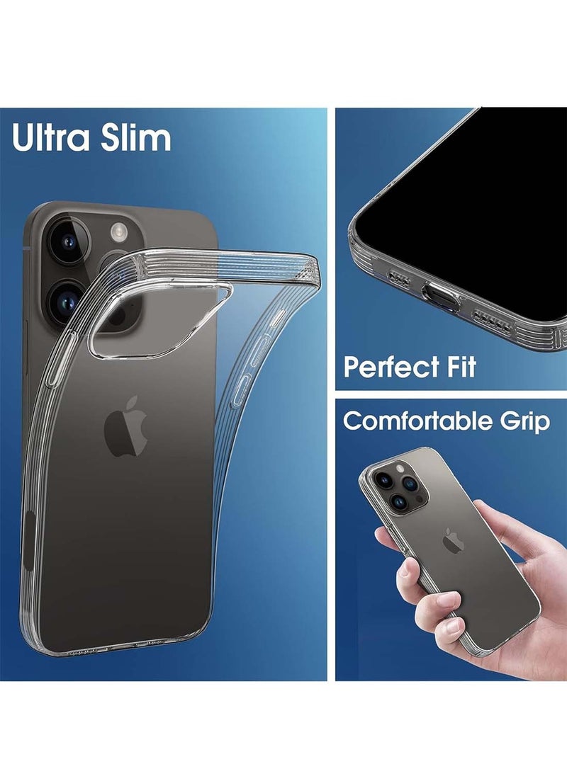 Apple iPhone 16 Pro 2024 AIRBAG CASE Series Premium Transparent Airbag Shockproof Anti-Yellowing Clear Case Cover - Clear