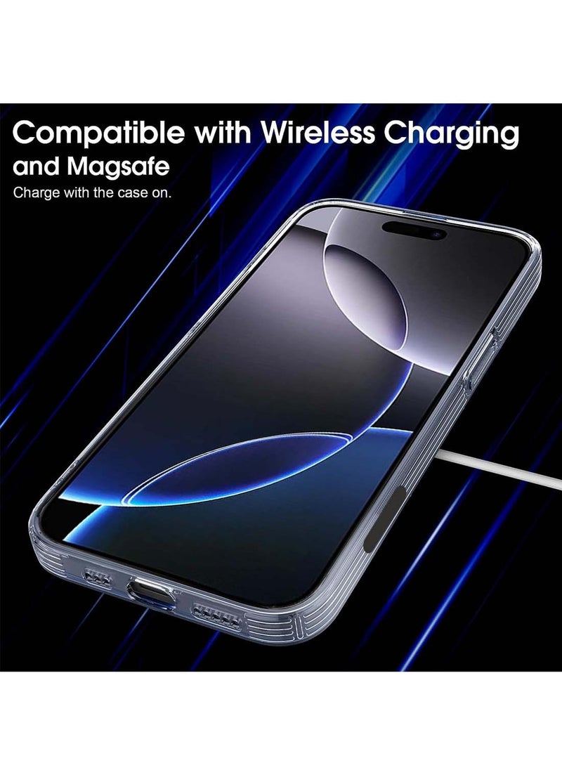 Apple iPhone 16 Pro 2024 AIRBAG CASE Series Premium Transparent Airbag Shockproof Anti-Yellowing Clear Case Cover - Clear