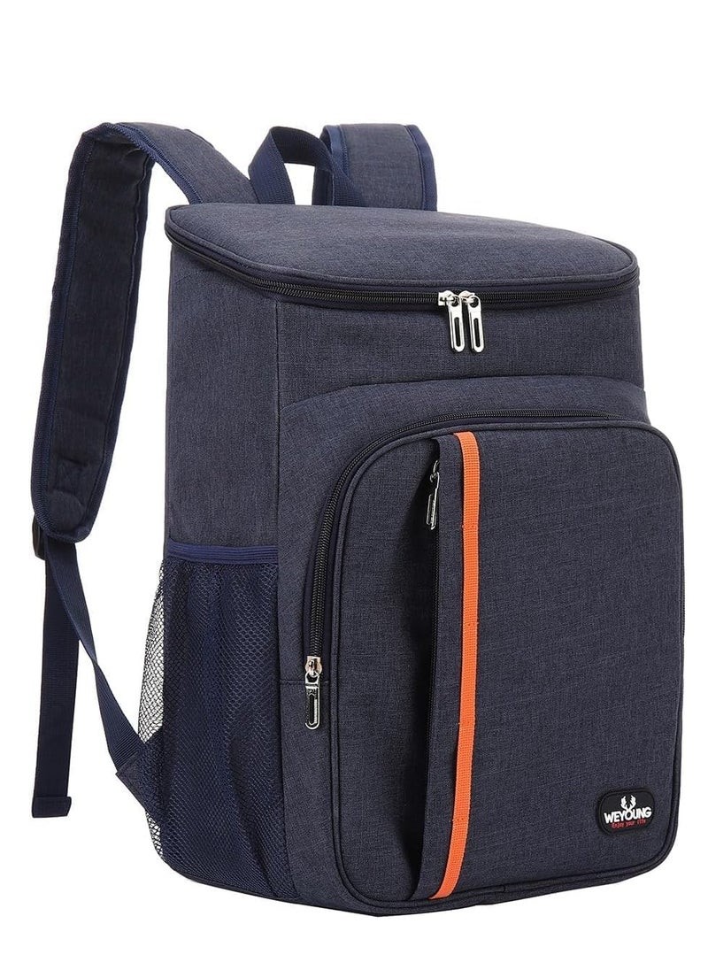 MahMir MahMir® Cooler Backpack 25 Cans Large Capacity Insulated Backpack Cooler Lightweight Leak Proof Soft Cooler Bag for Men Women to Picnics, Camping, Hiking, Beach, Park, Trips (Navy Blue)  - Image 1