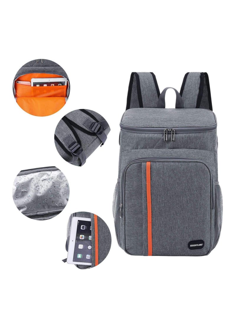 MahMir MahMir® Cooler Backpack 25 Cans Large Capacity Insulated Backpack Cooler Lightweight Leak Proof Soft Cooler Bag for Men Women to Picnics, Camping, Hiking, Beach, Park, Trips (Navy Blue)  - Image 4