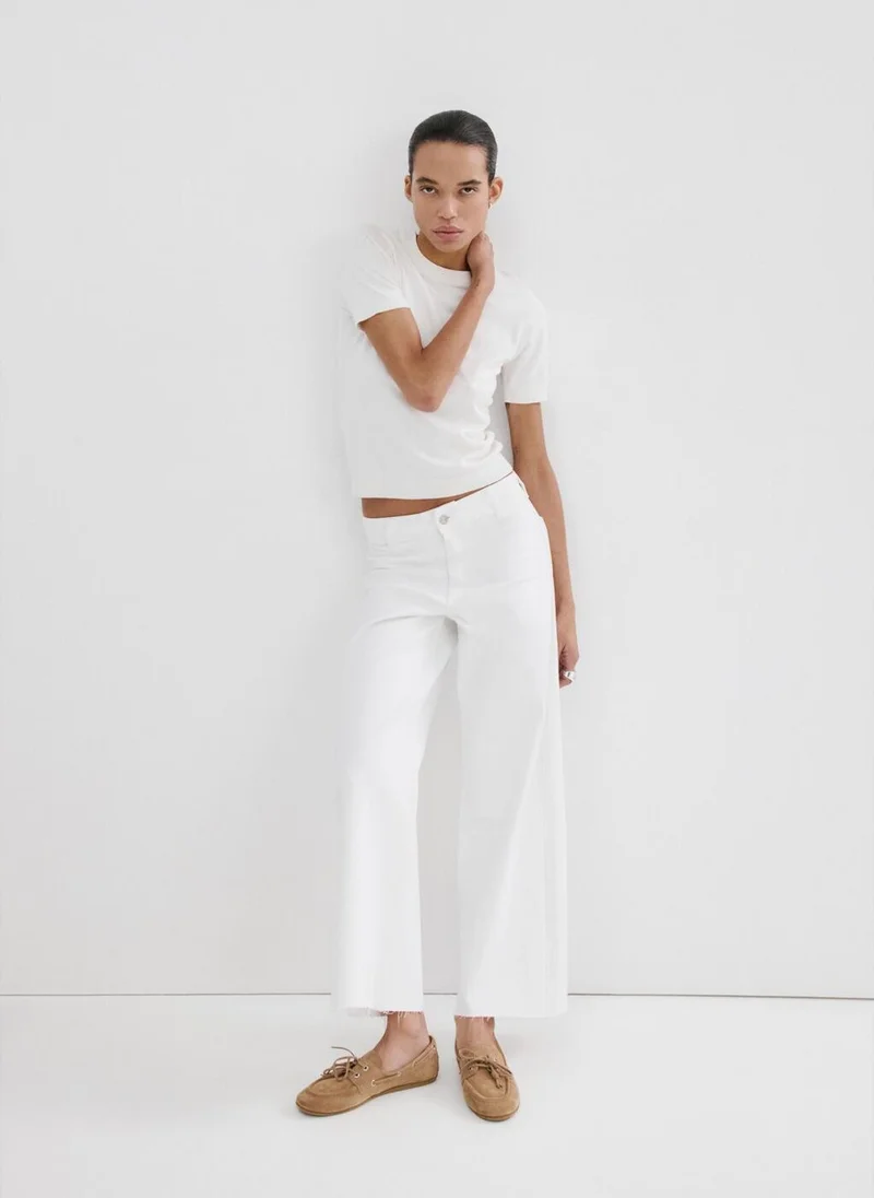 MANGO  Catherin culotte high-rise jeans for Women | Best Price UAE