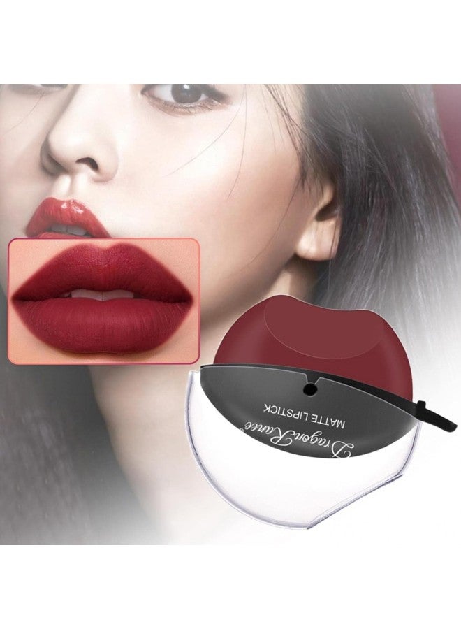 klarako Matte Lip Gloss Velvet Mist Nude Finish Lipstick Lip Shape Long Lasting Easy to Color  Makeup Designed For Lazy People - Image 4