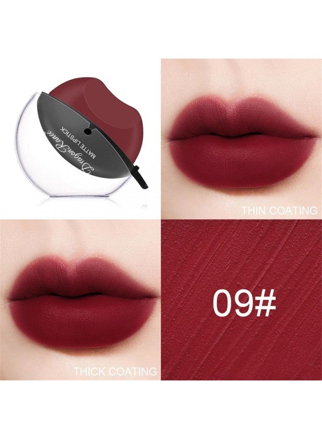 klarako Matte Lip Gloss Velvet Mist Nude Finish Lipstick Lip Shape Long Lasting Easy to Color  Makeup Designed For Lazy People - Image 3