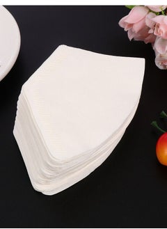 Qahwa American Coffee Drip Filter Paper 100 PCs, Good for Black Coffee Machine  - Image 4