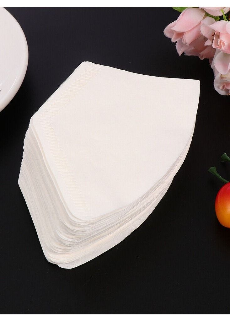 Qahwa American Coffee Drip Filter Paper 100 PCs, Good for Black Coffee Machine  - Image 4
