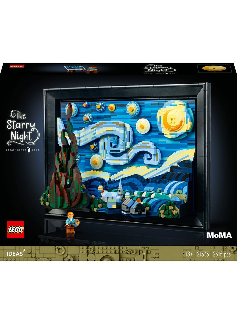 ليغو مجموعة فنسنت فان غوغ - ليلة النجوم 21333 من LEGO® Ideas (2316 قطعة)  - Image 2