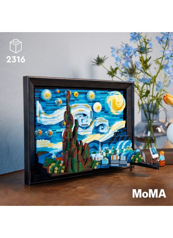 LEGO Ideas Vincent van Gogh – The Starry Night 21333 Building Kit (2316) Pieces  - Image 3