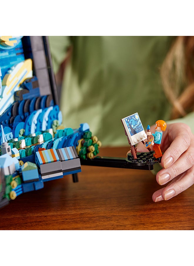 LEGO - Ideas Vincent Van Gogh – The Starry Night Building Kit; Buildable 3D Art Model For Adults; Home Decor Gift For Creative People To Build And Hang On A Wall Or Display Freestanding (2,316 Pieces) 21333 - Image 1