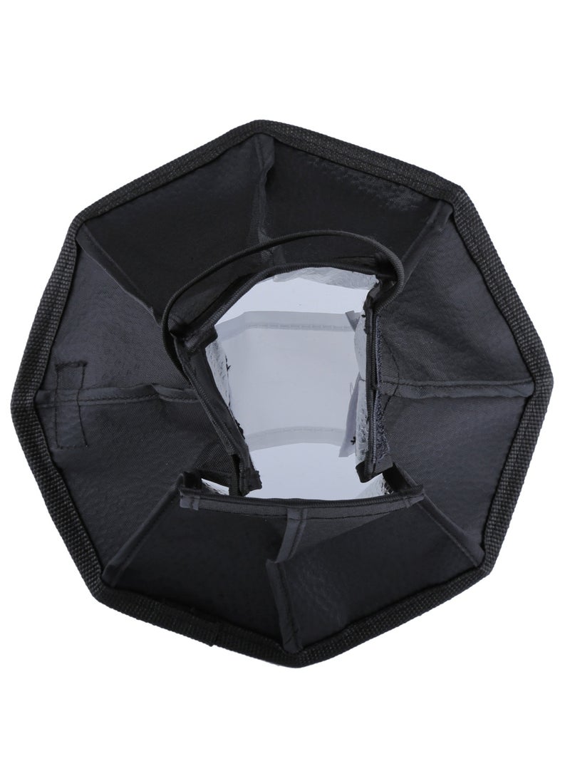 PULUZ 20CM Octagonal Flash Diffuser Softbox – Foldable Light Modifier for Camera Speedlight – Portable Flash Light Softbox for Even Light, Shadow Reduction – Photography Lighting Accessory  - Image 4
