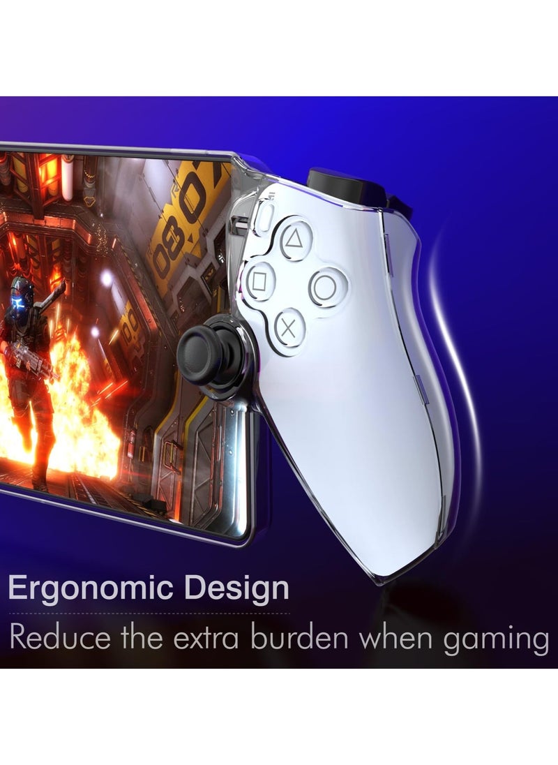 Generic - PS5 Protective Cover, for PS5 Portal Protective Case with Ergonomic Grip, for Playstation Portal Remote Player, Scratch Resistant Anti Fingerprint Crystal Clear (Clear) - Image 1