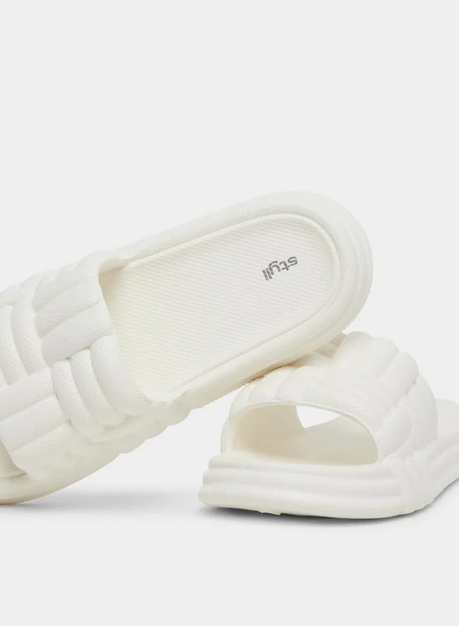 Styli Braided Slip-On Flip Flop
